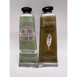 2 L'Occitane en Provence: Hand Cream New And Sealed! Amande & Verveine 1oz Each‎